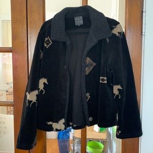 Vintage Wooly Bully Western-style Teddy Jacket